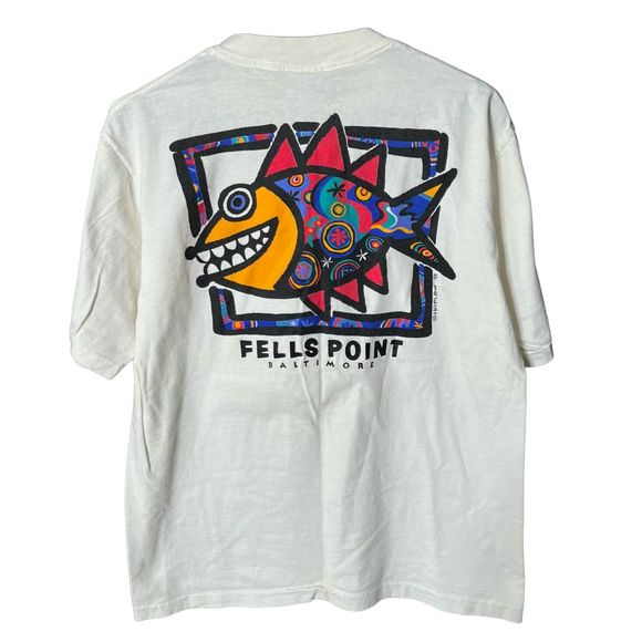 VTG Fells Point Baltimore T Shirt USA Large - Picture 1 of 4